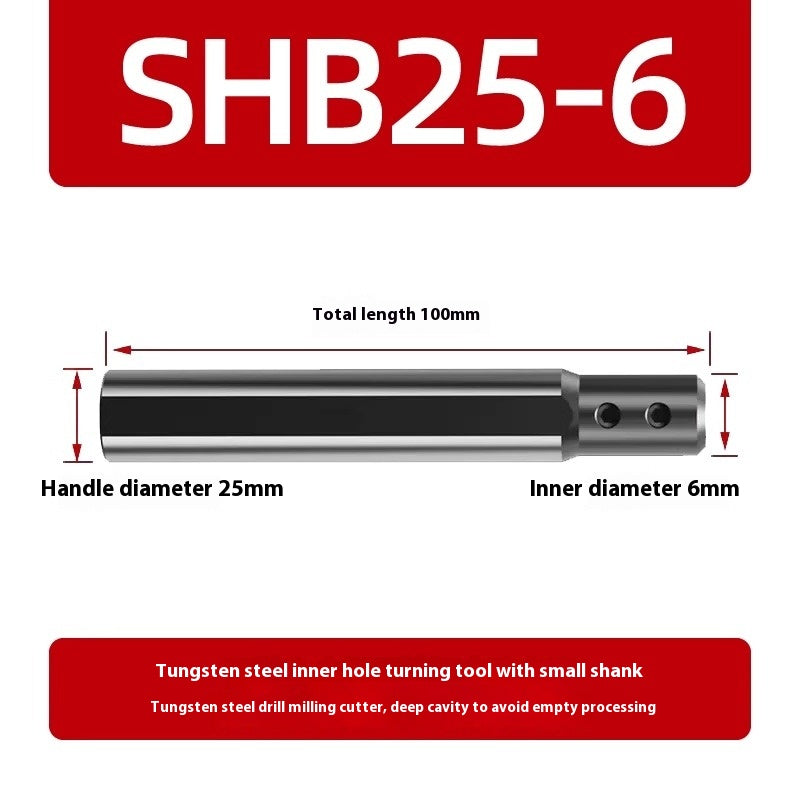 2089- CNC lathe small hole knife set SHB-25 small diameter tool holder inner hole jacket round handle CNC lathe D20 reducer sleeve Shandong Denso Pricision Tools Co.,Ltd.